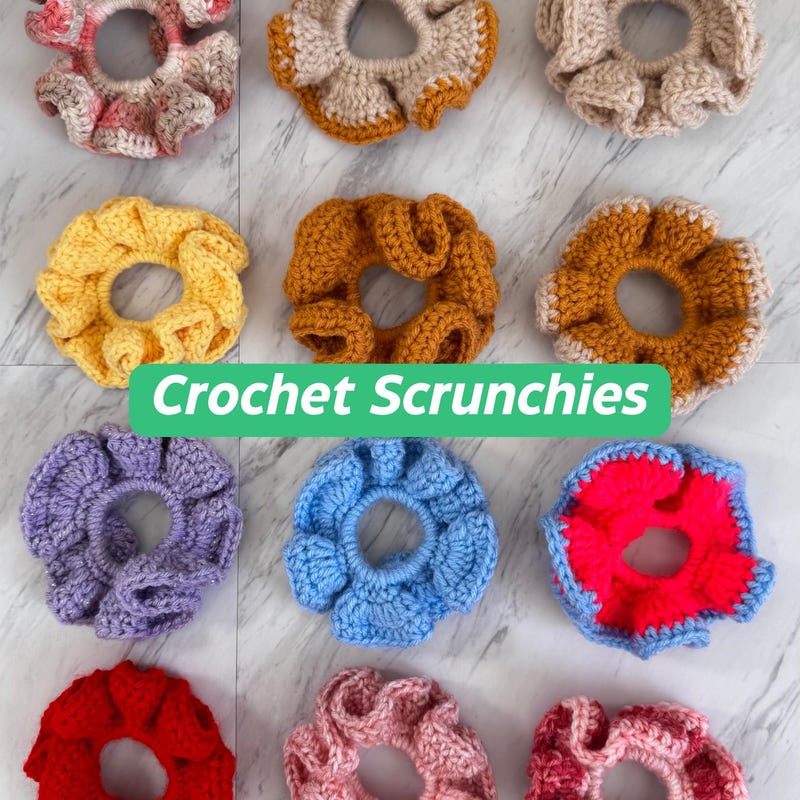 Handmade Scrunchies - Etsy