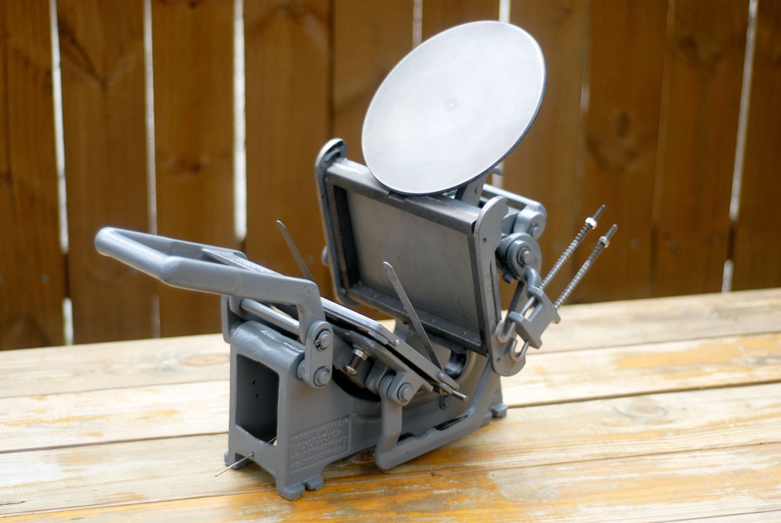 Kelsey Excelsior 5X8 Model U Tabletop Printing Press Vintage Etsy