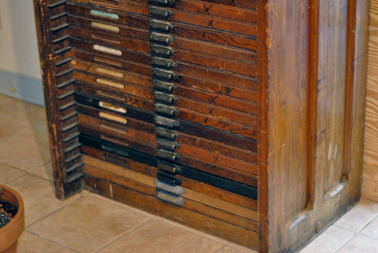 Antique Hamilton Printers Wood Letterpress Etsy