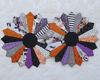 Halloween Candle Mat Set of Two With Purple