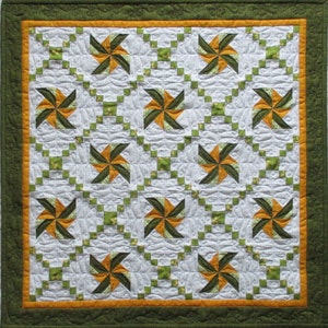 Irish Pinwheels Little Ditty For March / PDF Digital Pattern Download image 2