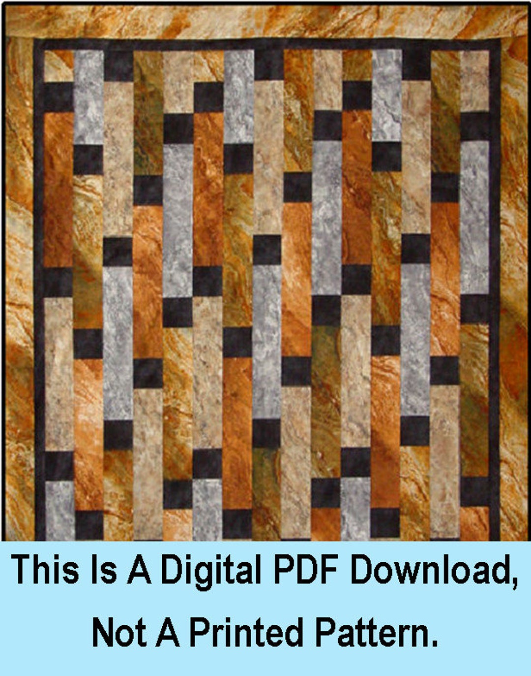 The Man Quilt Pattern / PDF Digital Pattern Download - Etsy Australia