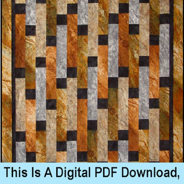 The Man Quilt Pattern / PDF Digital Pattern Download