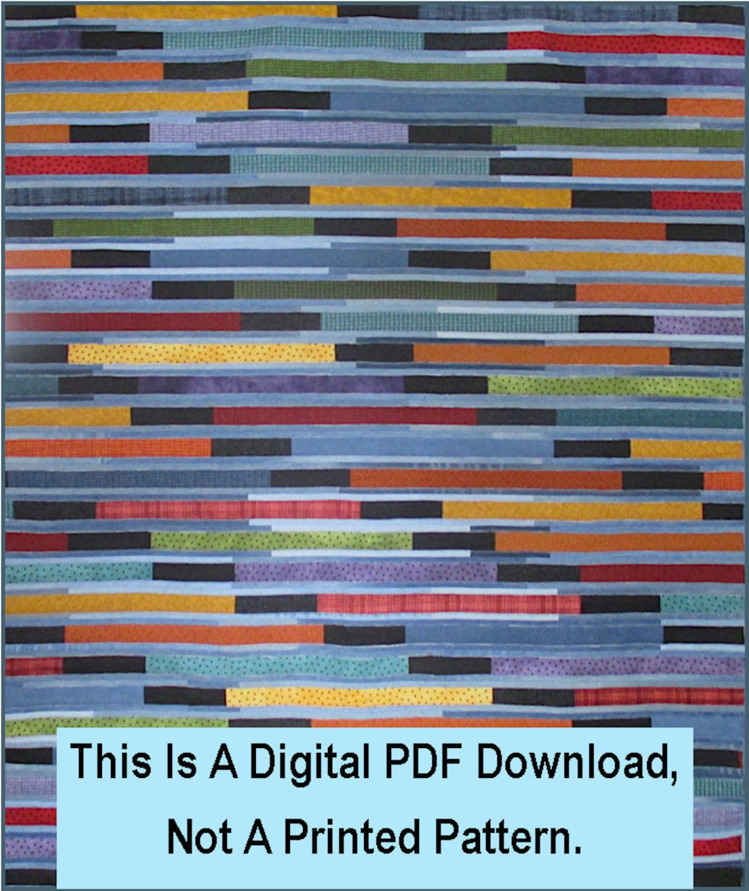 Rug Patterns.pdf Slats Denim Quilt and Rug Pattern / PDF Digital Pattern Download - Etsy