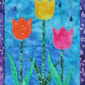 Tulips & Rainbows Little Ditty For April / PDF Digital Pattern Download image 4