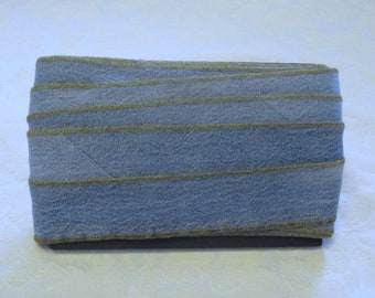 Denim Ribbon 2-inch Wide Upcycled