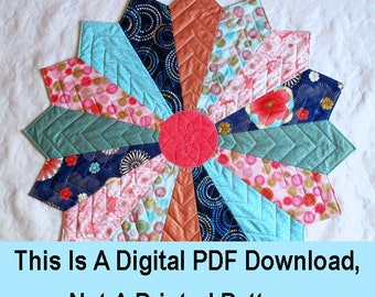 Big, Easy Dresden Pattern / PDF Digital Pattern Download