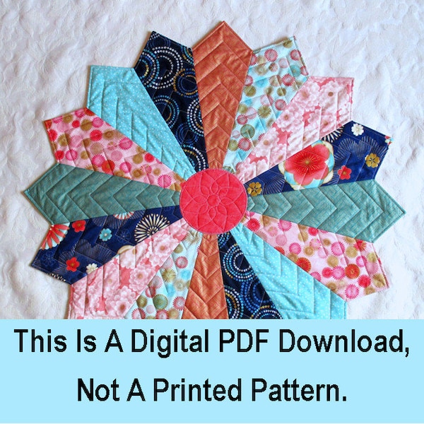 Big, Easy Dresden Pattern / PDF Digital Pattern Download