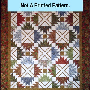 Mountain Pathways Quilt Pattern / PDF Digital Pattern Download