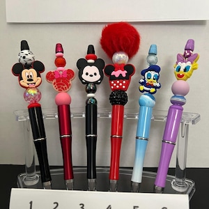 Beaded Character Pens