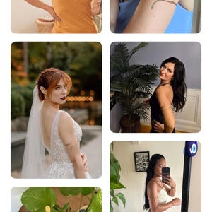 May include: A gold-toned metal arm cuff featuring a sleek, open-ended spiral design that wraps around the upper arm. The accessory has a smooth, polished finish and a flexible, adjustable band structure that maintains its shape when worn.