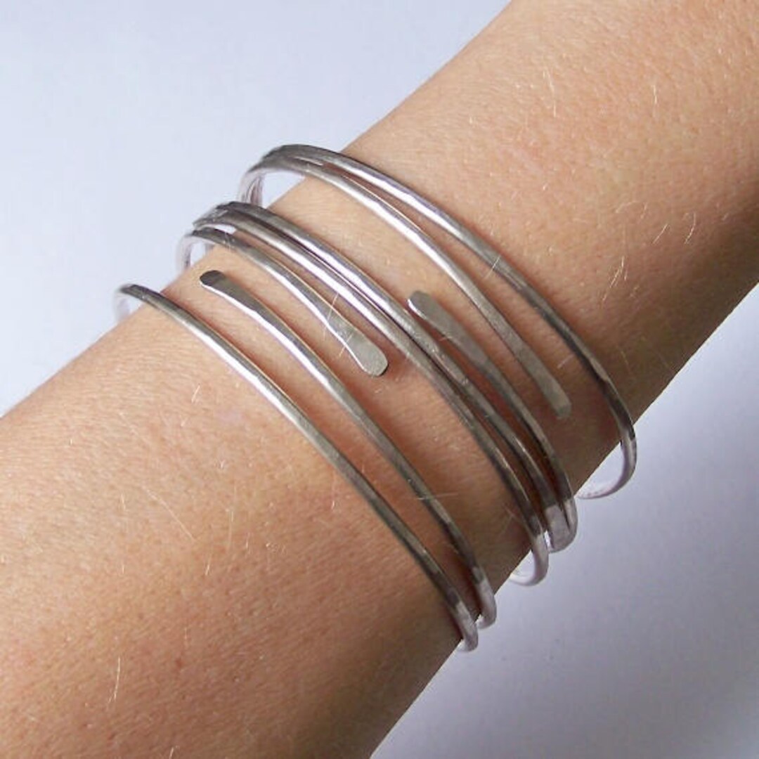 Stacking Bangles Open End Bangle Bracelets SET of 4 All - Etsy