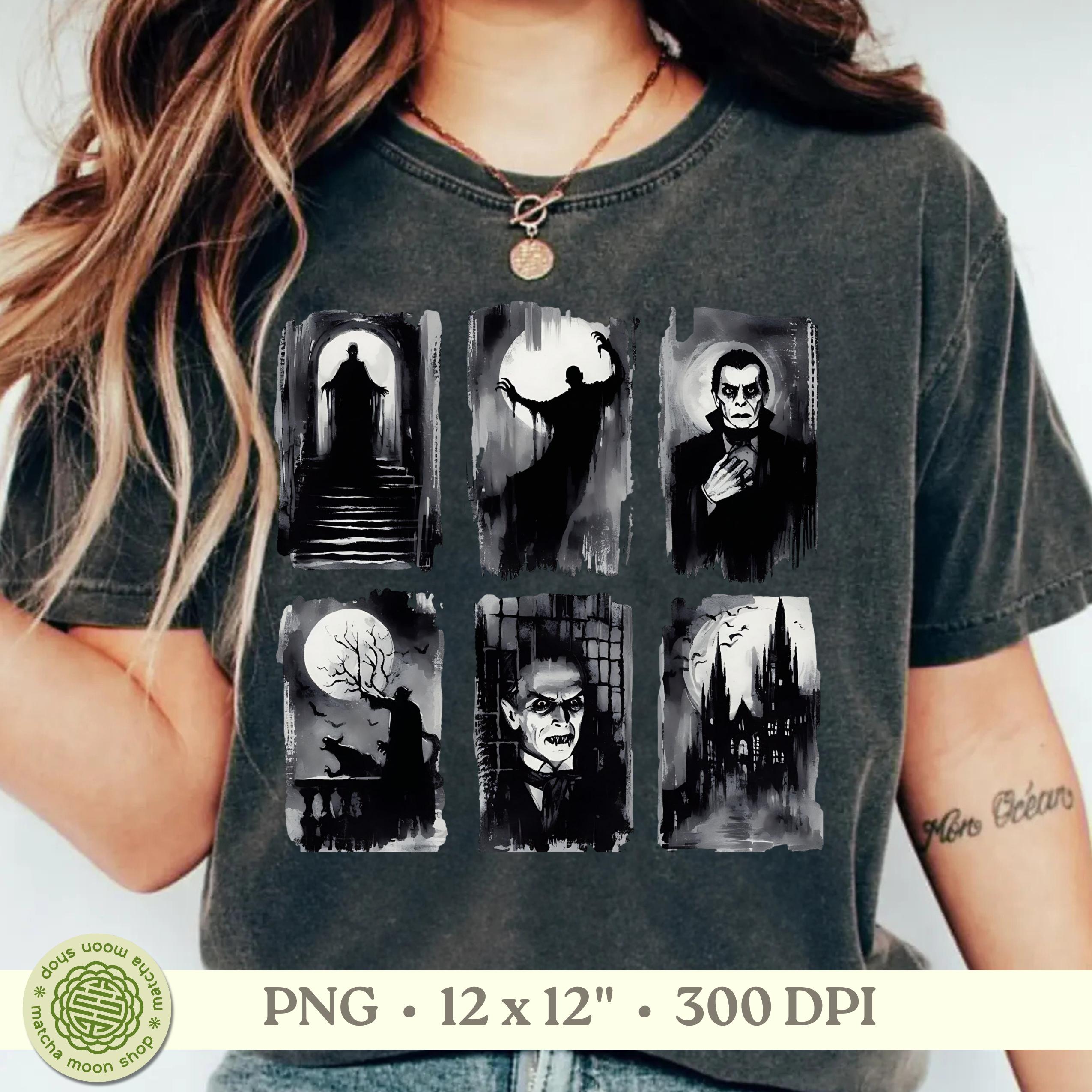 Dracula Vampire Clipart Set: Gothic Horror PNG, Halloween Printable Art ...
