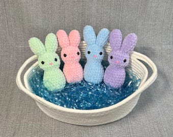 Handmade Crochet Easter Peeps – Soft Plush Bunny