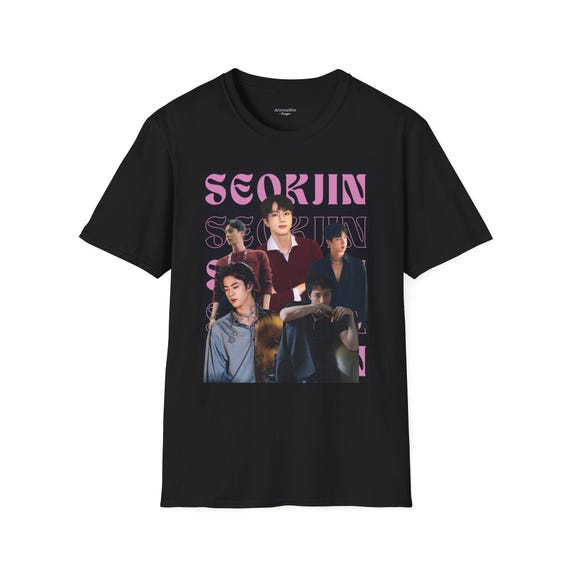 BTS JIN Tシャツ　Mサイズ Seok-jin BTS T-shirt, Jin BTS T-shirt - Etsy