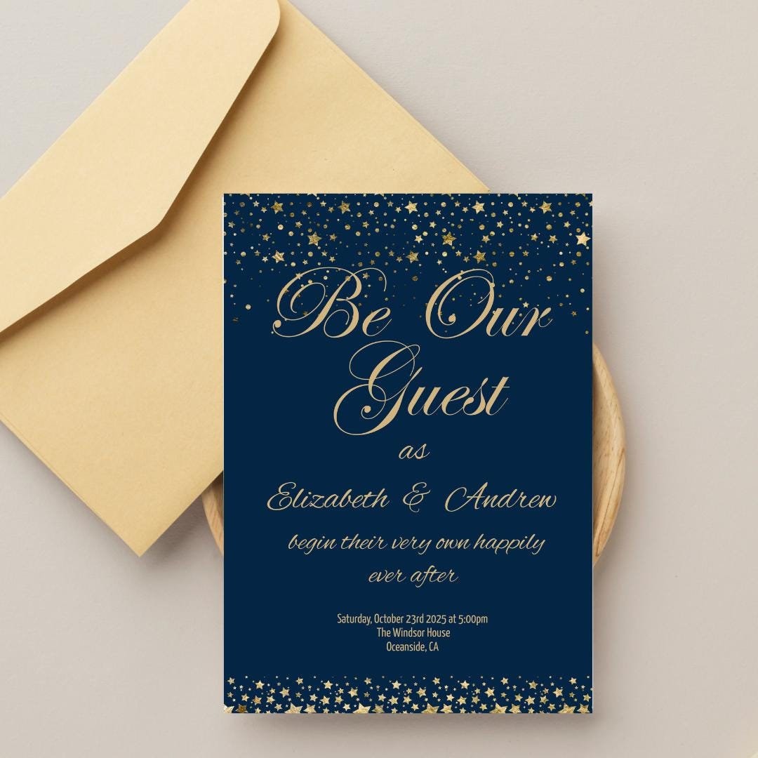 Wedding Invitation Suite Be Our Guest Wedding Invitation Template