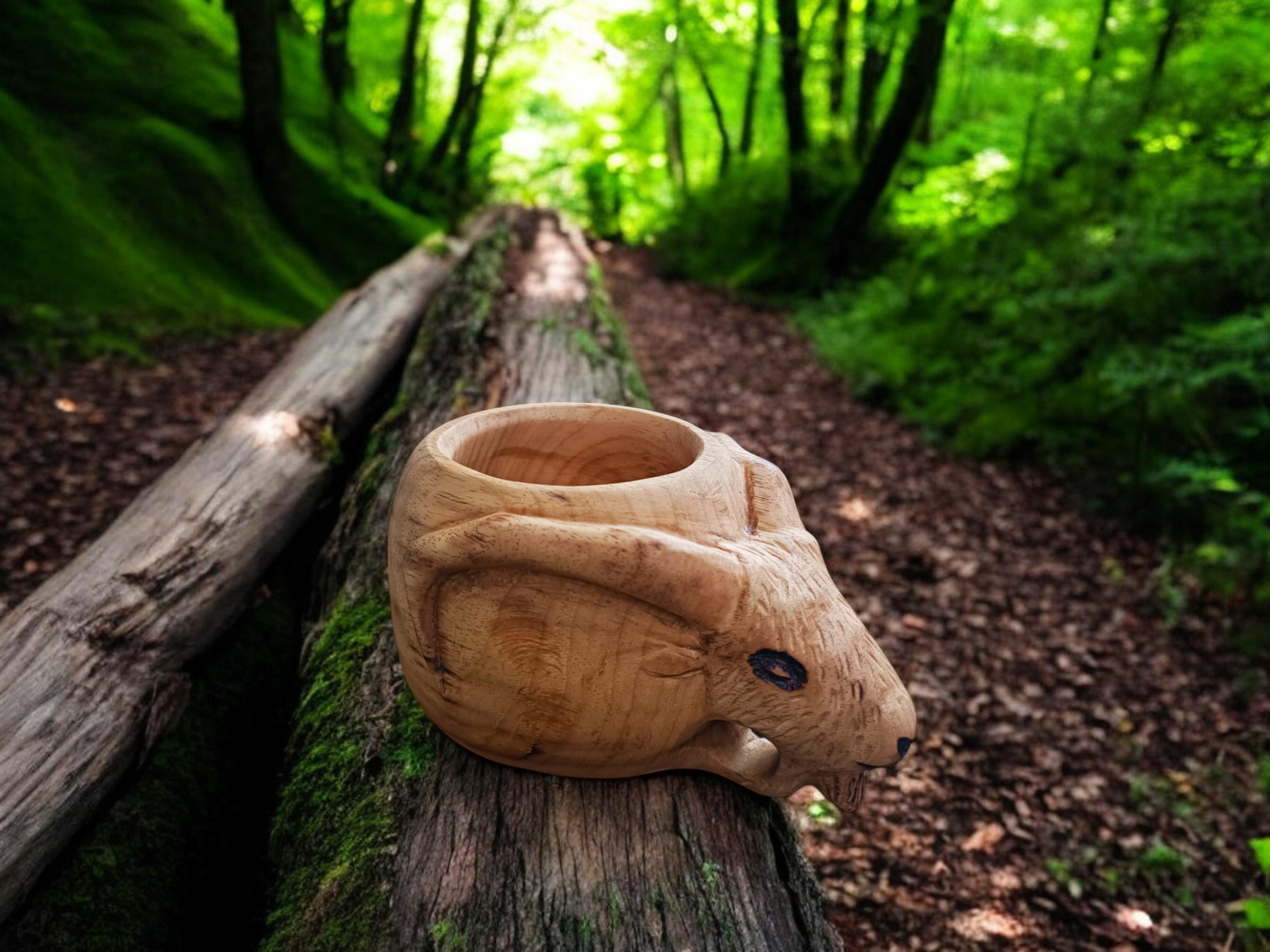 made in FINLAND ククサマグカップ Amazon.com | Nordic Style Handmade Finnish Kuksa Ancient Lapland