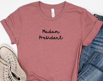 Kamala Harris Madam President T-Shirt, Kamala Harris 2024 Election Madame President T-Shirt, Kamala Harris Tshirt, Vote for Kamala Shirt