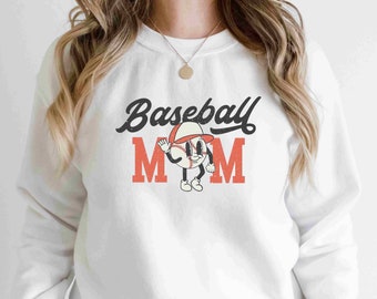 Baseball Mom Sweatshirt, Baseball Mom Shirt for Mother's Day, Gift for Mom for Mother's Day, Baseball Mama, Sports Mom, Baseball Mama