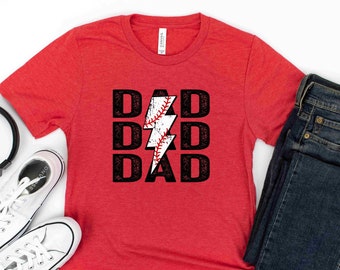 Baseball Dad Shirt, Baseball Mom Shirt for Father's Day, Gift for Dad for Father's Day, Baseball Dad T-Shirt, Sports Dad