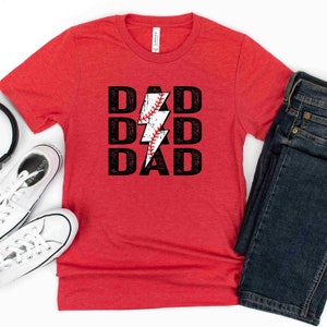Baseball Dad Shirt, Baseball Mom Shirt for Father&#39;s Day, Gift for Dad for Father&#39;s Day, Baseball Dad T-Shirt, Sports Dad
