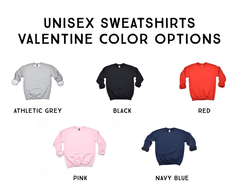 XOXO Valentine's Day Sweatshirt Love Shirt Women's Sweatshirt Fun Valentine Sweatshirt Men's Shirt Galentine's Day image 5