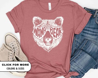 Nana Bear Shirt for Mother's Day | Nana Bear Tshirt | Grandma T-Shirt | Nana Tee | Animal Nature Lover Shirt | Mother's Day Gift for Grandma