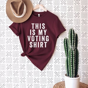 This Is My Voting Shirt | 2020 Election | Voting Shirt | Vote T-Shirt | Election Apparel | Vote Shirt | Voting T-shirt | Election Da