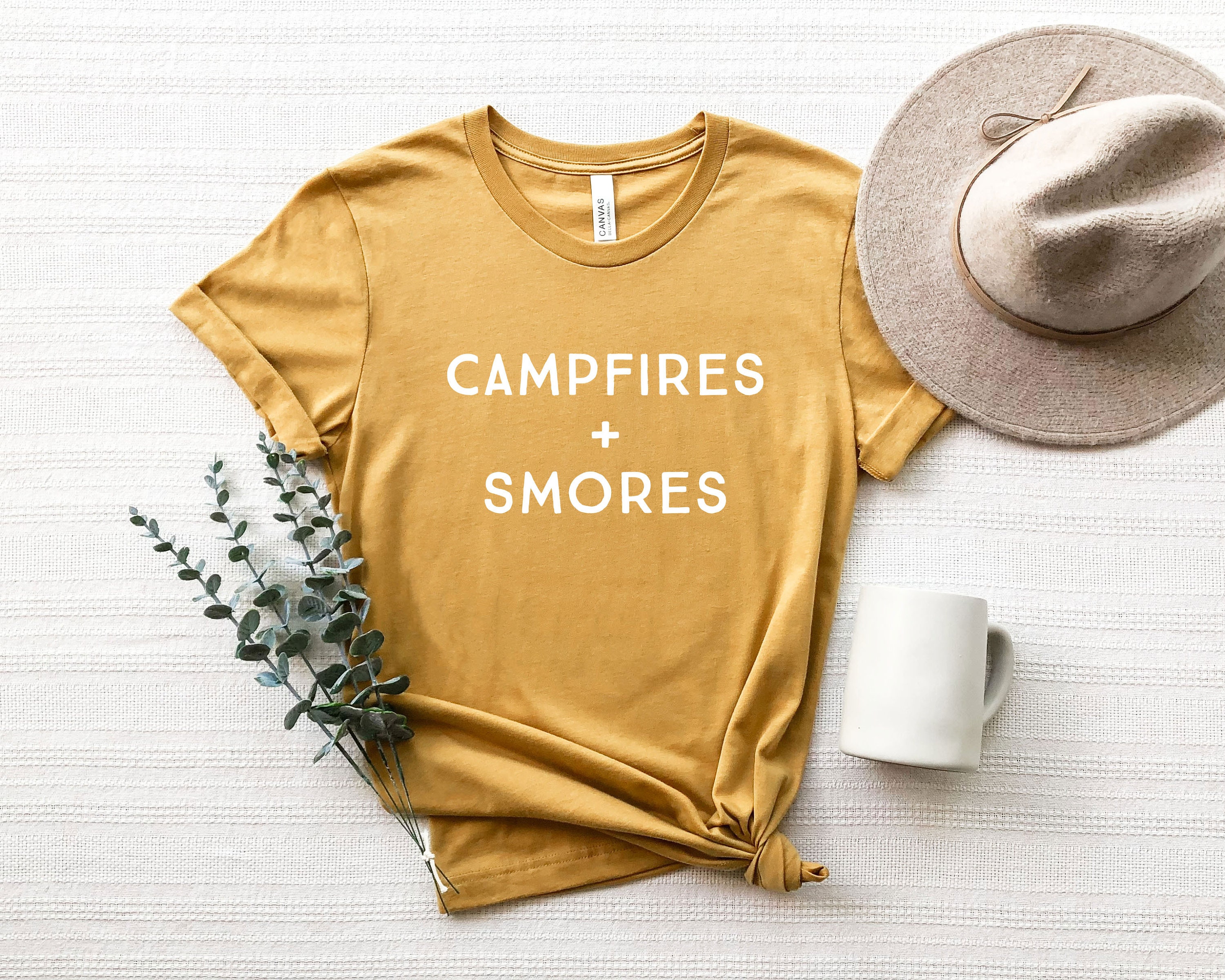 Campfires and Smores Summer Graphic Tee 