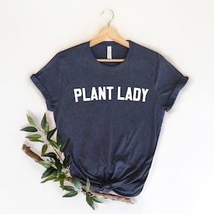 Plant Lady T-Shirt Graphic Tee Women's T-Shirt Plant Lover Shirt Mother's Day Gift Plant Shirt Women's Shirt Plant Mom T-Shirt image 1