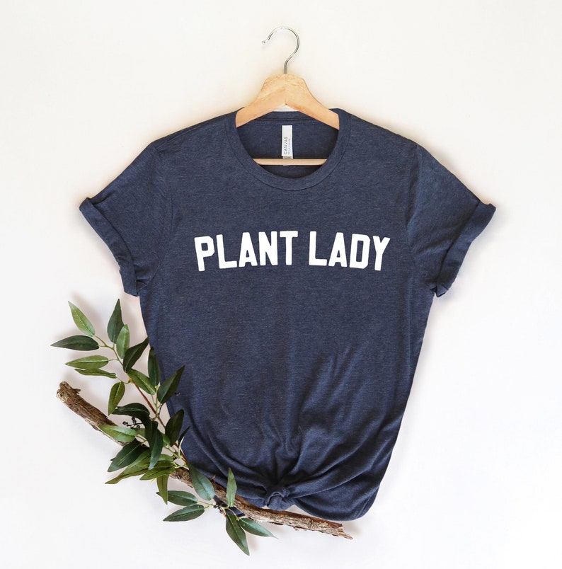 Plant Lady T-Shirt Graphic Tee Women's T-Shirt Plant Lover Shirt Mother's Day Gift Plant Shirt Women's Shirt Plant Mom T-Shirt image 1