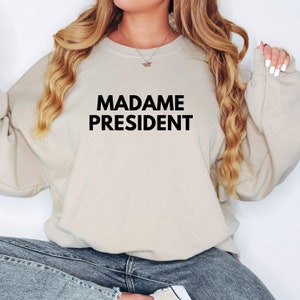 Madam President Kamala Harris Sweatshirt, Kamala Harris Shirt, 2024 Election Shirt, Vote for Kamala Shirt, Madame President Sweatshirt