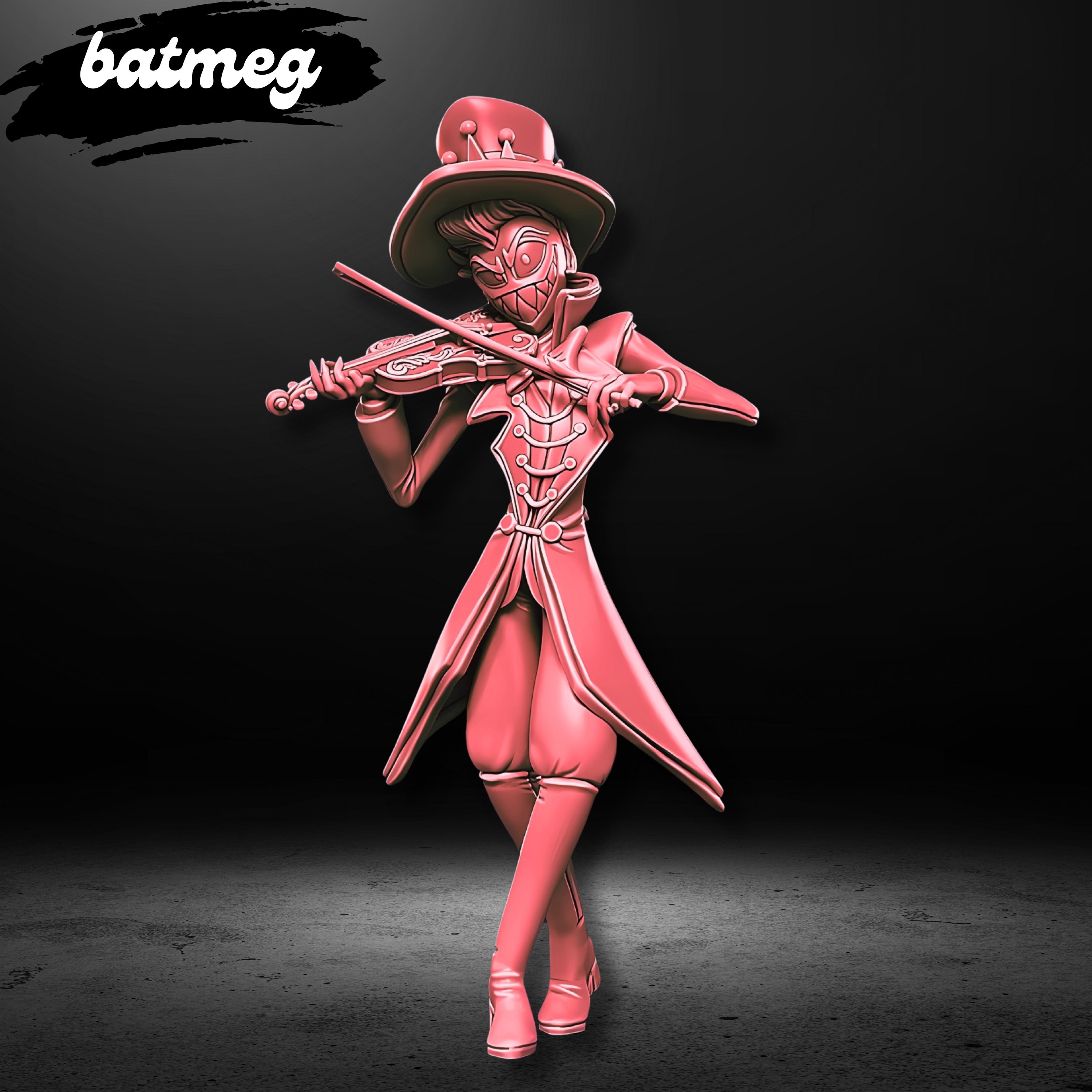 Lucifer Figure, Hazbin Hotel Stl 3D Printing, Lucifer Stl 3D model design, Statue, Hazbin Hotel Digital STL, Lucifer Figure Stl Model