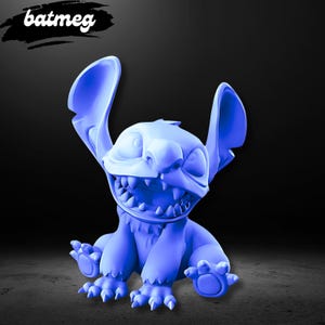 Stichfigur, Lilo & Stitch Stl-Datei 3D-Druck, Stl 3D-Modelldesign, Stichstatue, digitale STL, Stichfigur Stl-Modell