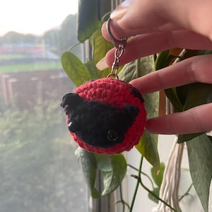 Little Ladybug Crochet Keychain
