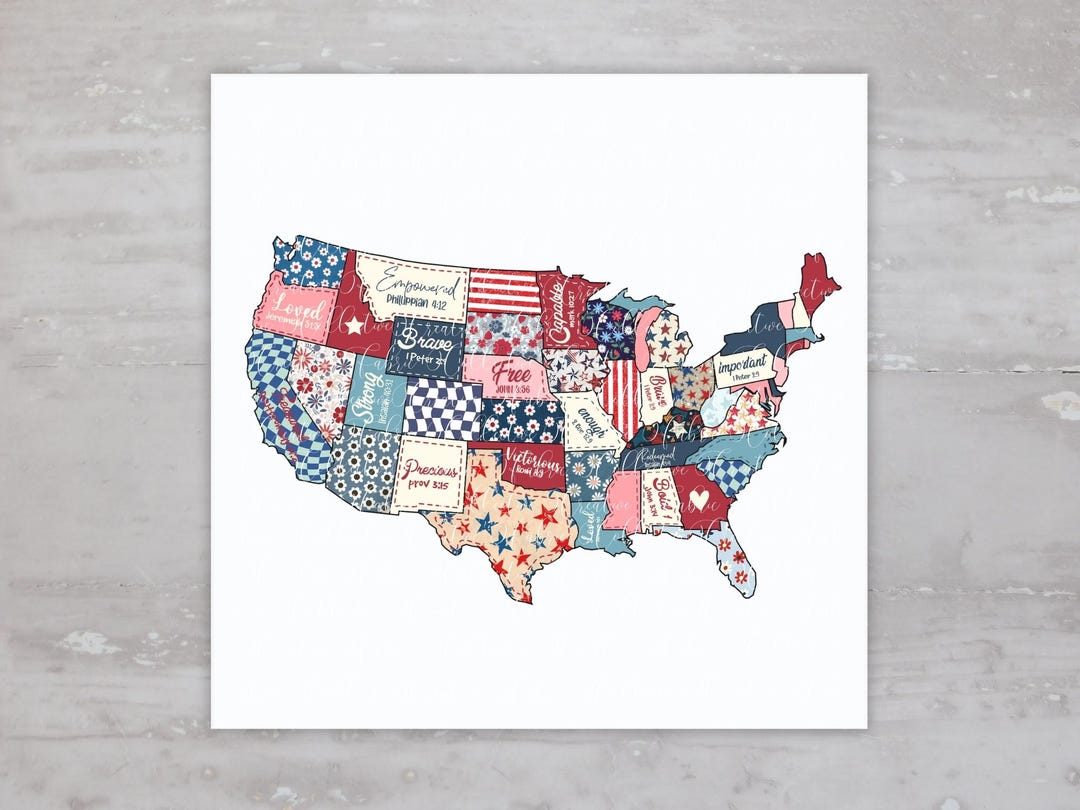 Patch United States Map Fabric - Il 1080xN.6322893579 Ihje