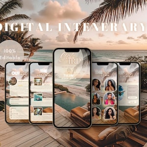 Tulum Girls Trip Itinerary, Digital Trip itinerary, travel itinerary, Birthday Weekend, Weekend Itinerary, Digital Schedule, Girls Trip