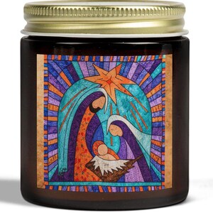 Scented Nativity Scene Christmas Candle Vintage Christmas Gifts for Her Christmas Decor Indoor Christmas Decorations Christmas Gift for Mom