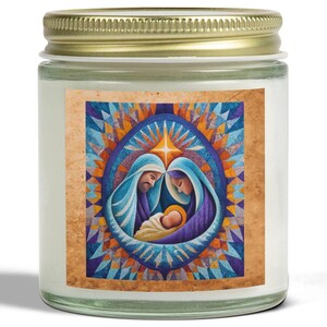 Scented Nativity Scene Christmas Candle Vintage Christmas Gifts for Her Christmas Decor Indoor Christmas Decorations Christmas Gift for Mom