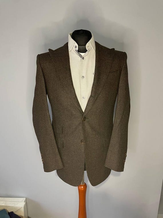 Blazer marron en pure laine pour homme Suitsupply, taille 50
