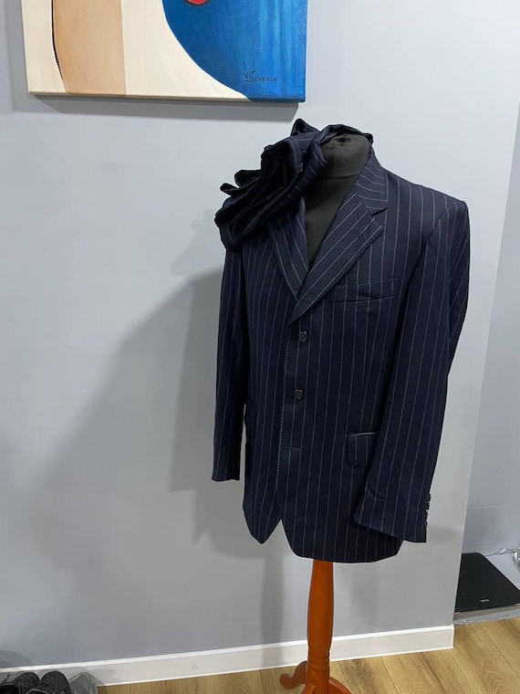 Crombie, Crombie Suit Mens 40 Jacket 2 Piece Wool Blazer and Pants