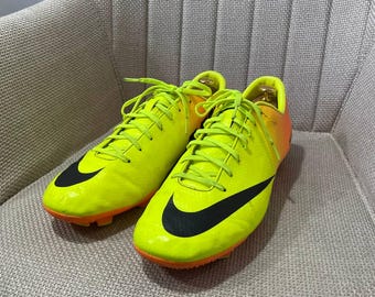 Nike Mercurial Victory IV FG Volt/Black Us 12 Uk 11 EUR 46 Soccer Cleats Mens