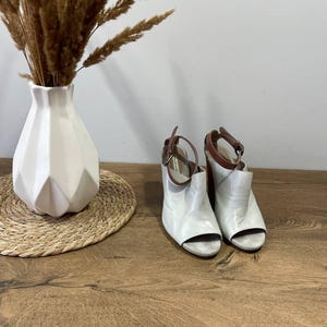 Dries Van Noten womens Leather heels sandals Size 38