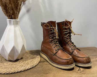 Men's 9 EE 60s Red Wing Irish Setters Wool Lined Work Boots