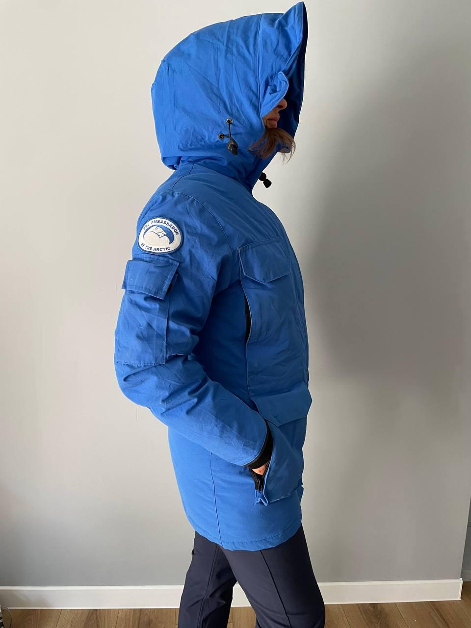   ブルーパーカー　カナダグース カナダグース エクスペディション パーカー PBI ロイヤルブルー サイズ
