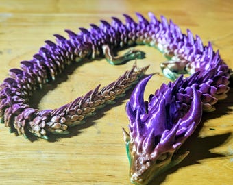 3D gedruckter artikulierter Drache Fidget