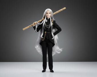 Undertaker - Custom The Undertaker Doll – Black Butler Inspired Shinigami Collectible
