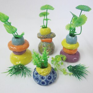 Ceramic plant weights, Aquarium, plant anchors, fish tank decor, Aquarium decorations, Aquarium lovers gift image 5