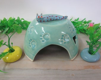 Fish hides, reptile caves, frog houses, and mouse houses gifts, aquarium  decor, fish tank gifts, plant weight, sea eel