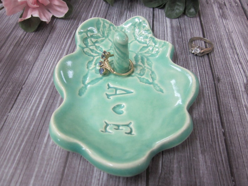 Ring holder, ring dish, shower gift cloud, ring cone, ring holder gift, Bride to be gift ring dish, Ceramic pottery Made to Order image 3